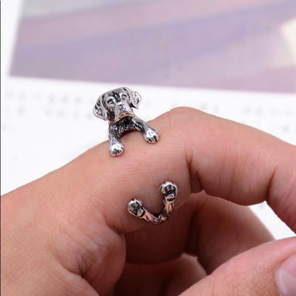 🔴All Colors Lab Retriever Wrap Ring Puppy Ring - Picture 7 of 8
